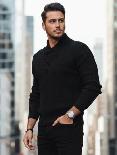 Pánský černý svetr FashionStreet WX2256z