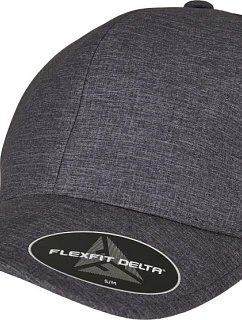 Flexfit 180 6 panelová kšiltovka "Delta" 55.0180 charcoal melange