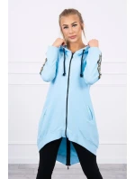 Mikina se zipem na zádech modrá Mikina se zipem na zádech modrá