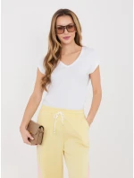 IT DR tepláky 22168.66 světle žluté