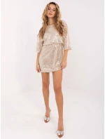 Šaty MI SK 69514.69 béžové