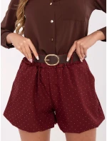 Šortky MI SN 122408.57 bordó