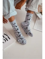 Dámské ponožky Kočky a květiny 0200.173