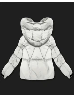 Bílá dámská oversize bunda pro přechodné období S'West (B2003-26)