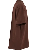 New Morning Studios NM 003 Unisex oversize tričko z těžké bavlny 57.0003 chocolate brown