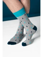 Kravaty ponožky 051-135 Melange Grey - Více Kravaty ponožky 051-135 Melange Grey - Více