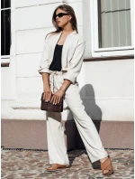 Dámská světle béžová bunda bomber MADDIE FashionStreet RY2655 Dámská světle béžová bunda bomber MADDIE FashionStreet RY2655