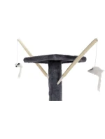 VĚŽOVÝ STROM SE ŠKRABADLEM PRO KOČKY 45X30X110CM VĚŽOVÝ STROM SE ŠKRABADLEM PRO KOČKY 45X30X110CM