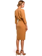 Dámské šaty M464 Cinnamon skořicové - MOE Dámské šaty M464 Cinnamon skořicové - MOE