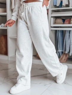 Dámské široké tepláky DRESMOOD PREMIUM světle šedé FashionStreet UY2685
