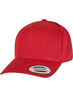 Flexfit 7707 5 panelová Snapback kšiltovka 55.7707 mars red