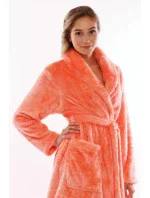 Dámský LILLY JACK extra hřejivý župan se šálovým límcem 2120 2251 lososová - Vestis Dámský LILLY JACK extra hřejivý župan se šálovým límcem 2120 2251 lososová - Vestis
