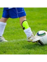 Fotbalové chrániče holení Meteor L bílé Fotbalové chrániče holení Meteor L bílé