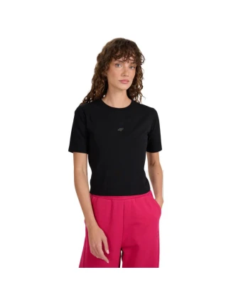 Dámské tričko 4F F2971 tmavě černé 4FWAW25TTSHF2971 20S