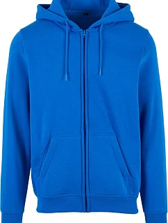 Build your Brand BY 012 Mikina s kapucí z těžké bavlny 56.0012 intense blue