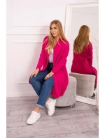 Svetr s netopýřími rukávy fuchsiový