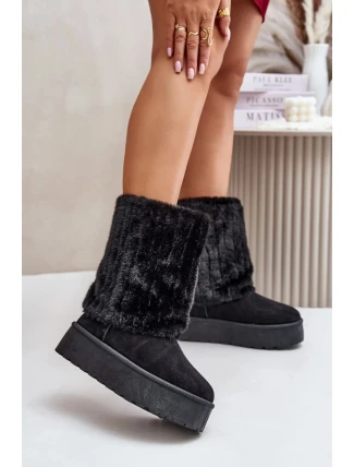 Dámské sněhule 24BT30-8021 model 202195 Černá - NEWS