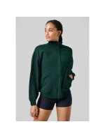 CASALL Pohodlný svetr na zip zelený