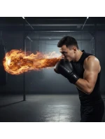 Tréninkové boxerské rukavice Meteor 12 oz, suchý zip, PU