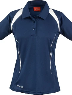 Spiro S 177F Dámské týmové piqué polo 29.177F navy/white