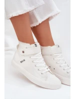 Zateplené Kožené Tenisky BIG STAR V274541FW Bílé