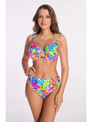 Plavková podprsenka s plnými košíčky Ava SK 242 Tropical Splash