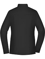 Daiber JN 1371 Popelínová halenka slim fit s dlouhým rukávem 02.1371 black Daiber JN 1371 Popelínová halenka slim fit s dlouhým rukávem 02.1371 black