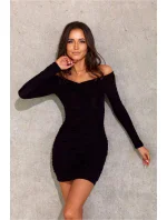 Večerní šaty SUK0446 černé - Roco Fashion Večerní šaty SUK0446 černé - Roco Fashion