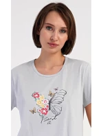 Dámské domácí šaty s krátkým rukávem Amelia Dámské domácí šaty s krátkým rukávem Amelia