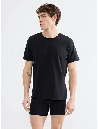 Pánské tričko SLG Base O-Neck černé Black - SLOGGI Pánské tričko SLG Base O-Neck černé Black - SLOGGI