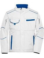 Daiber JN 853 Pracovní zimní softshellová bunda - Color 02.0853 white/royal Daiber JN 853 Pracovní zimní softshellová bunda - Color 02.0853 white/royal