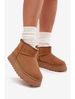 Dámské sněhule 25BT26-9147 hnědé - Sweet Shoes Dámské sněhule 25BT26-9147 hnědé - Sweet Shoes