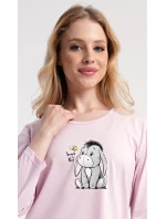 Dámské domácí šaty s tříčtvrtečním rukávem Oslík