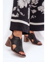 Sandály na podpatku  model 211365 Step in style