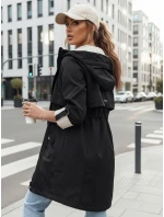 Dámská přechodná bunda parka MEROY černá FashionStreet TY4290
