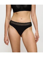 Dámská tanga Feel of Modal String 2P - BLACK - černá 0004 - TRIUMPH