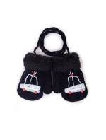 Rukavice RED-011C Kožešina s provázkem Rukavice RED-011C Kožešina s provázkem