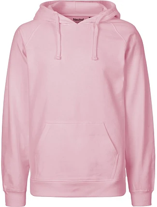 Neutral O 63101 Pánská mikina s kapucí z bio bavlny 77.6311 light pink Neutral O 63101 Pánská mikina s kapucí z bio bavlny 77.6311 light pink