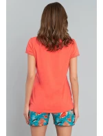 Italian Fashion Oceania c.r. c.r. barva:coral/print