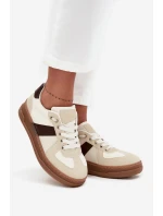 Dámské tenisky na platformě béžové Galivina