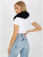 Dámská tunelová šála AT KM S 6221 černá Dámská tunelová šála AT KM S 6221 černá