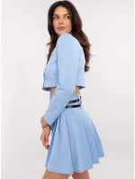 Bunda DHJ ZT 8670.16 světle modrá Bunda DHJ ZT 8670.16 světle modrá