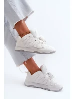 Dámské eko kožené tenisky bílé Berilla Dámské eko kožené tenisky bílé Berilla