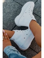 Dámské vysoké trampky Lee Cooper – bílé