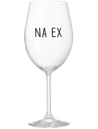 NA EX - čirá sklenice na víno 350 ml