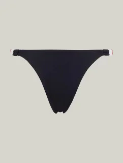 Dámské plavkové kalhotky CHEEKY STRING BIKINI UW0UW05298 DW5 tm. modré - Tommy Hilfiger