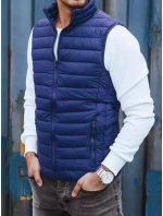 Pánská tmavě modrá vesta FashionStreet TX4124