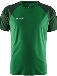Craft Teamwear Squad Go Contrast Jersey M Pánské kontrastní sportovní tričko 82.2725 team green/ivy