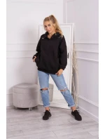 Mikina s kapucí černá Mikina s kapucí černá