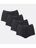 sloggi Basic+ Maxi 4P - BLACK - SLOGGI BLACK - SLOGGI